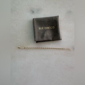 Zoe Chicco Small Puffed Mariner Chain Bracelet